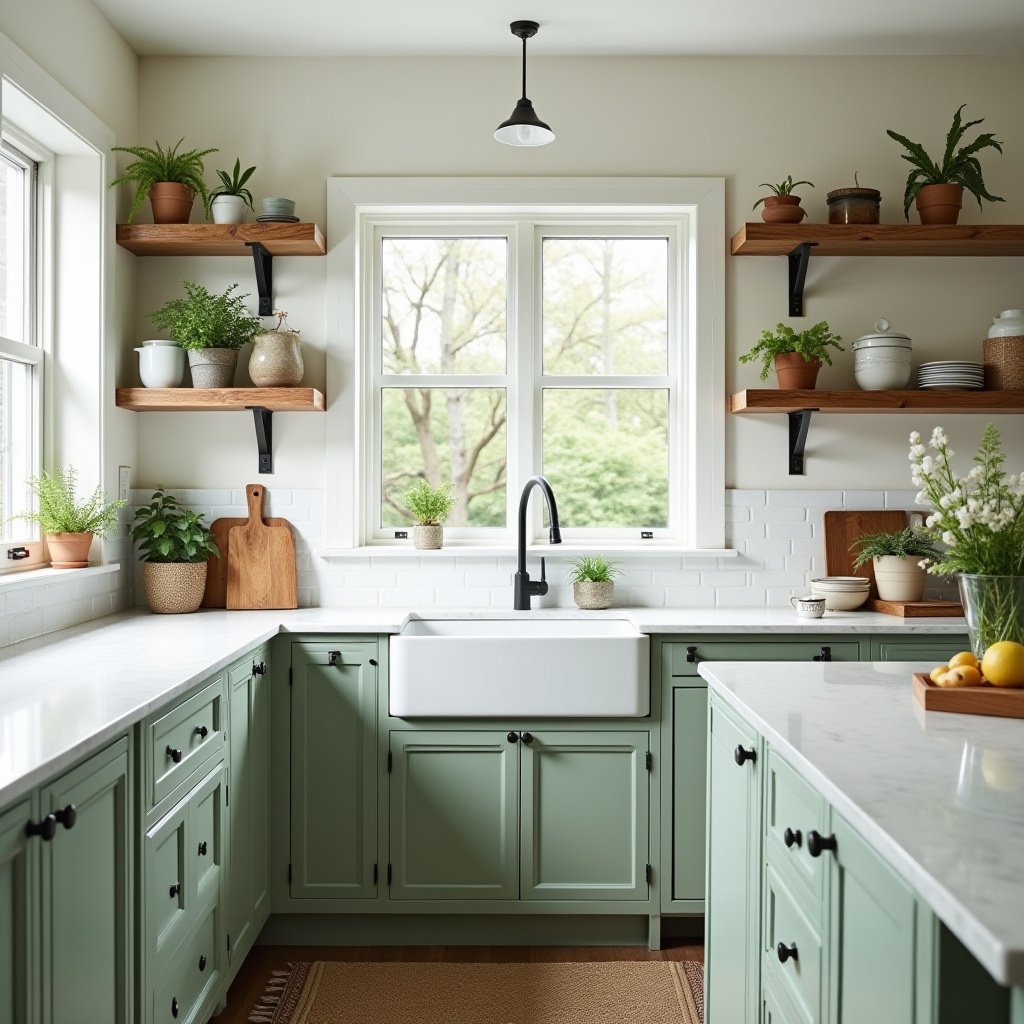 Farmhouse Kitchen Cabinets 5