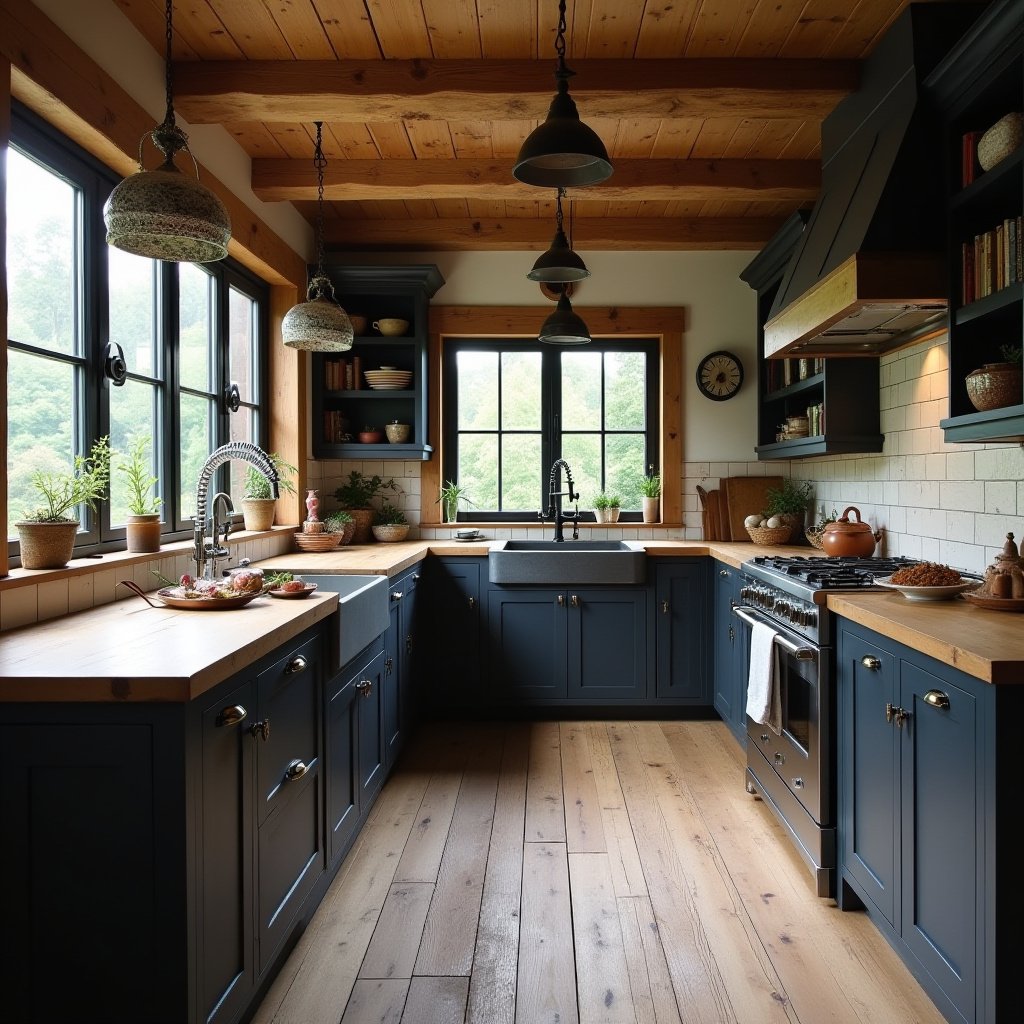 Farmhouse Kitchen Cabinets 6