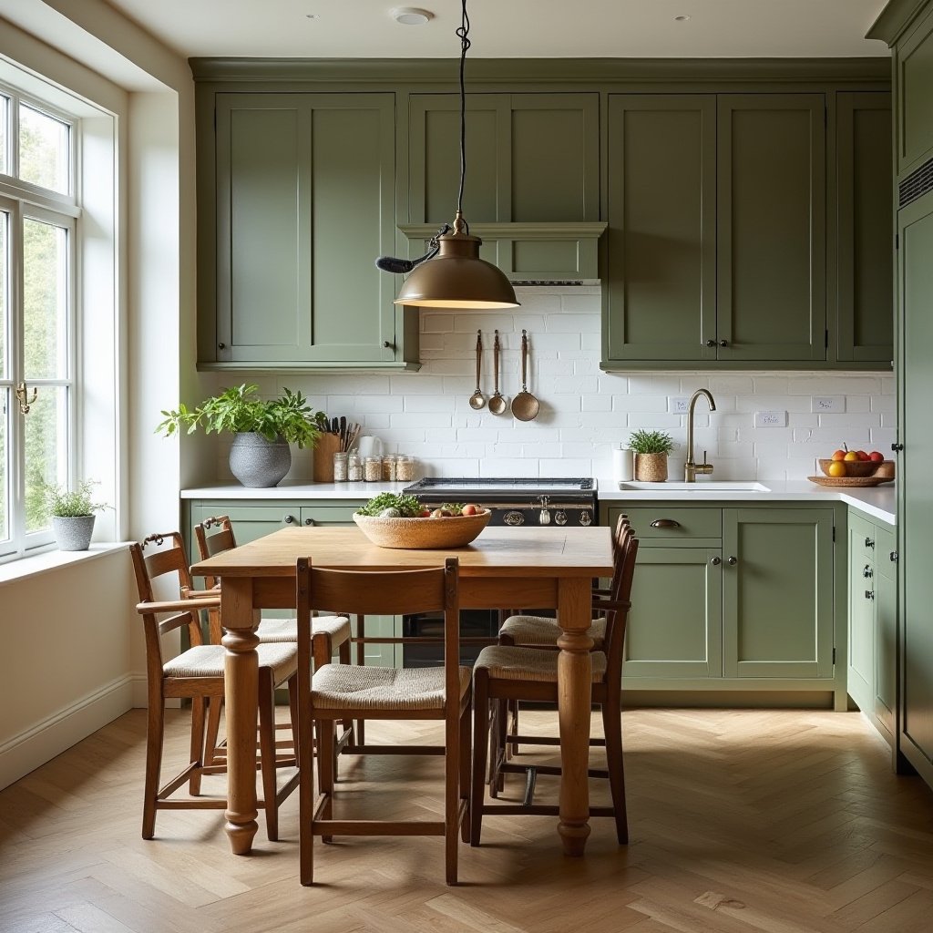 Farmhouse Kitchen Cabinets 8