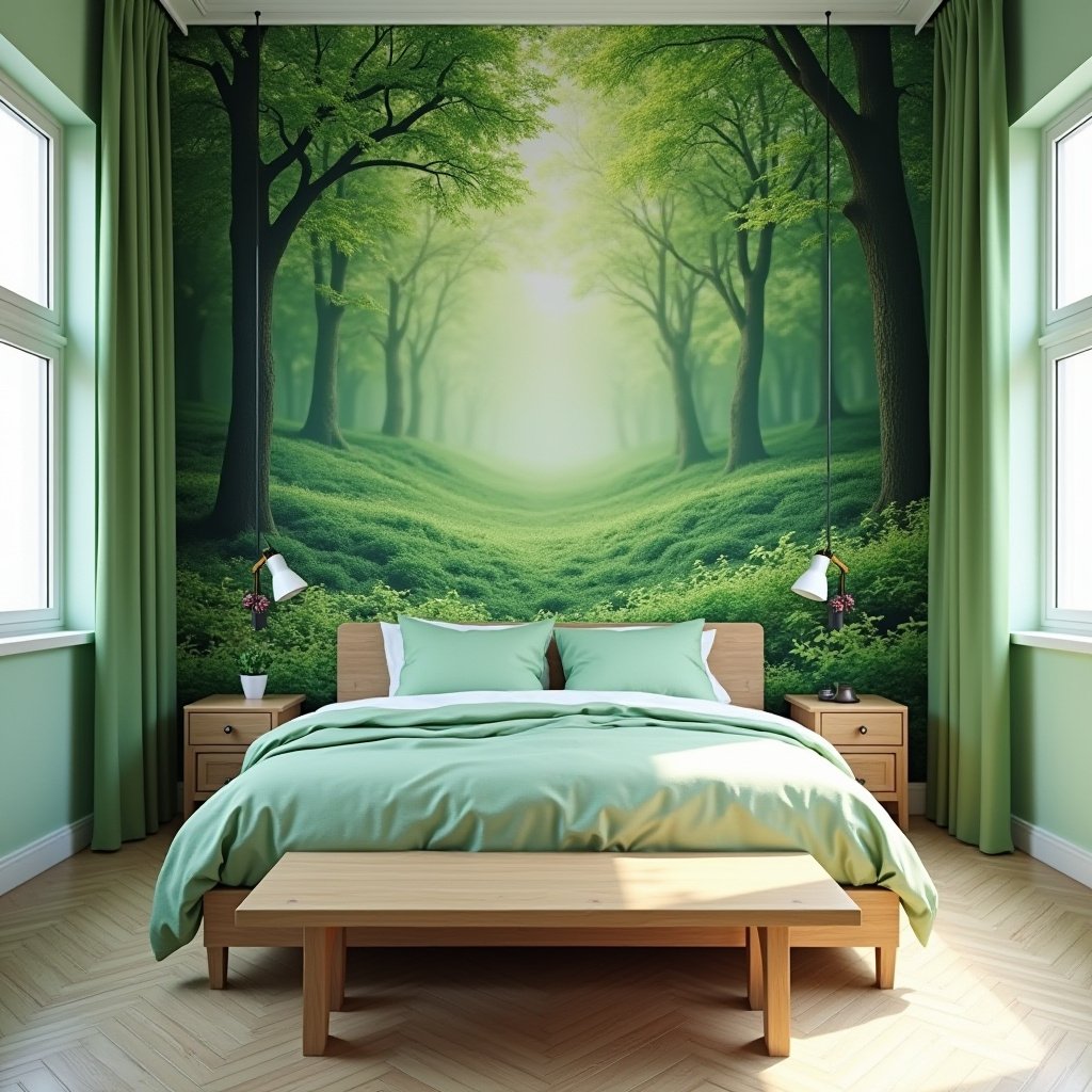 Green Bedroom Ideas 17