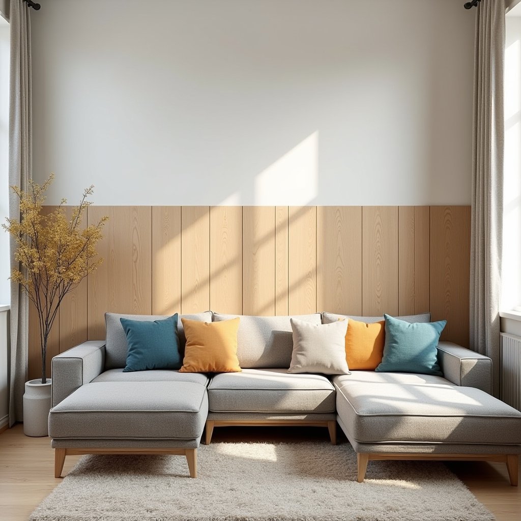 Half Wall Paneling Ideas 1