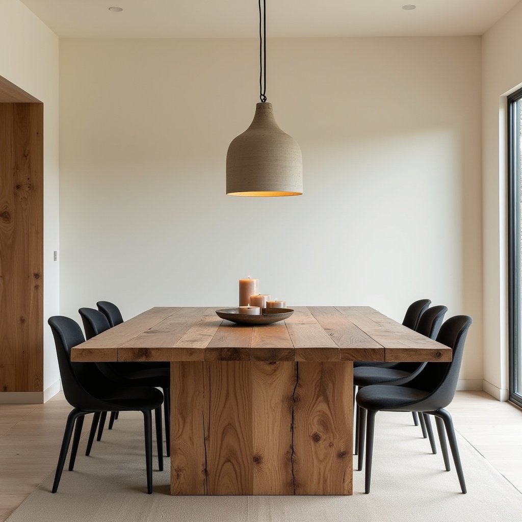 Japandi Dining Room Design 19