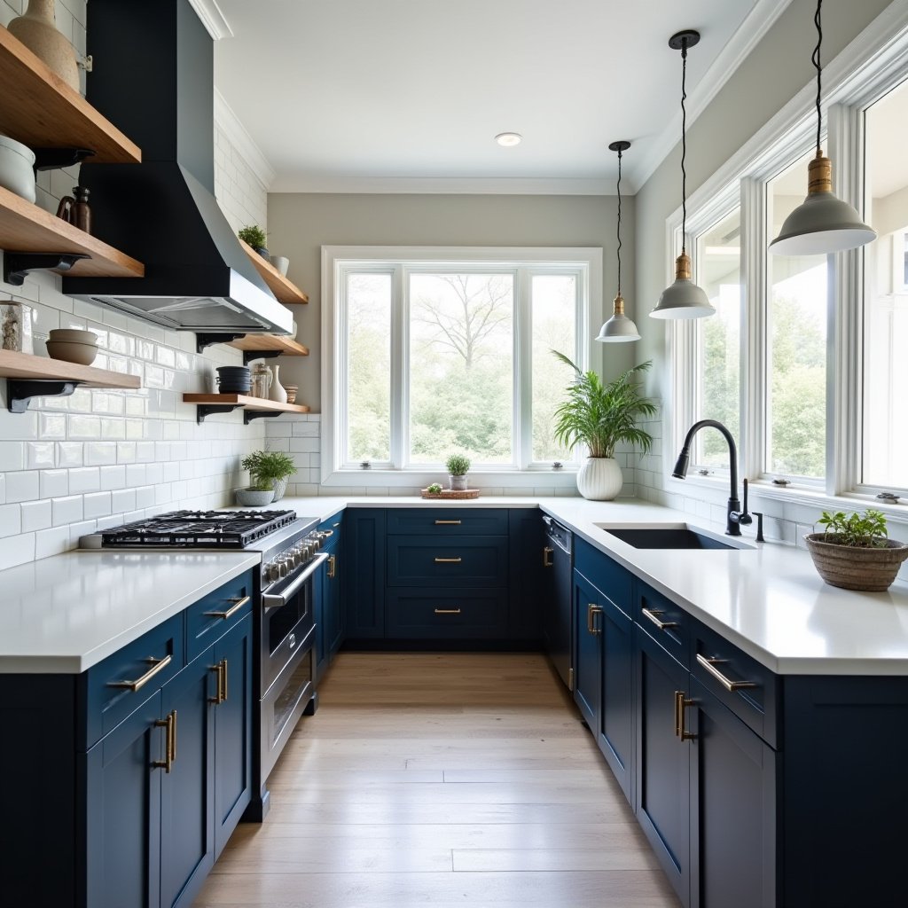 Kitchen Cabinets Color Combination 1