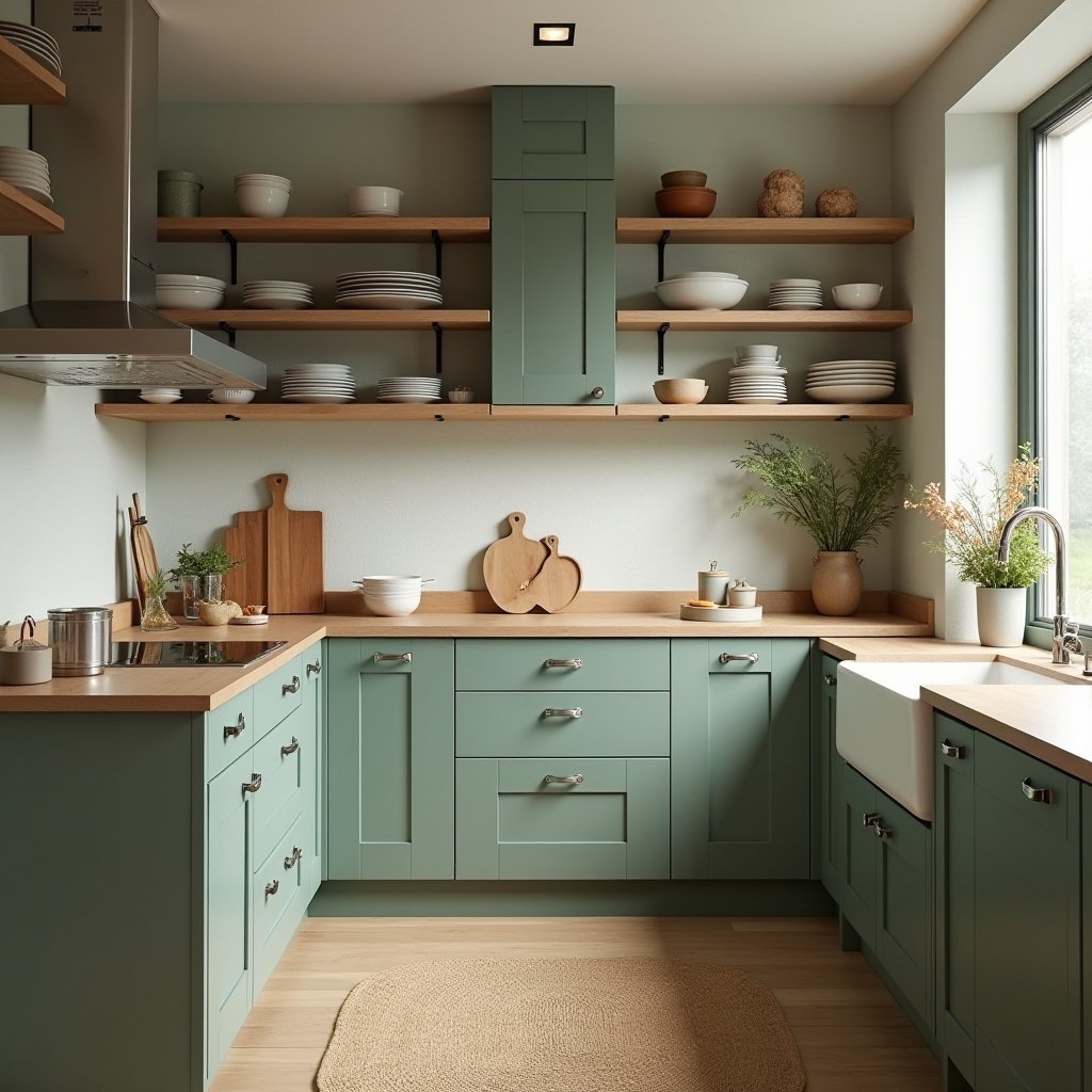 Kitchen Cabinets Color Combination 2