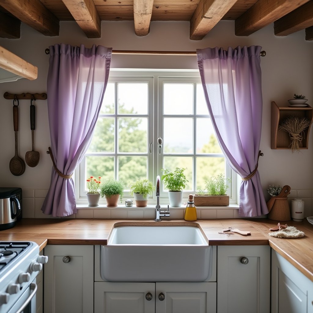 Kitchen Curtain Ideas 17
