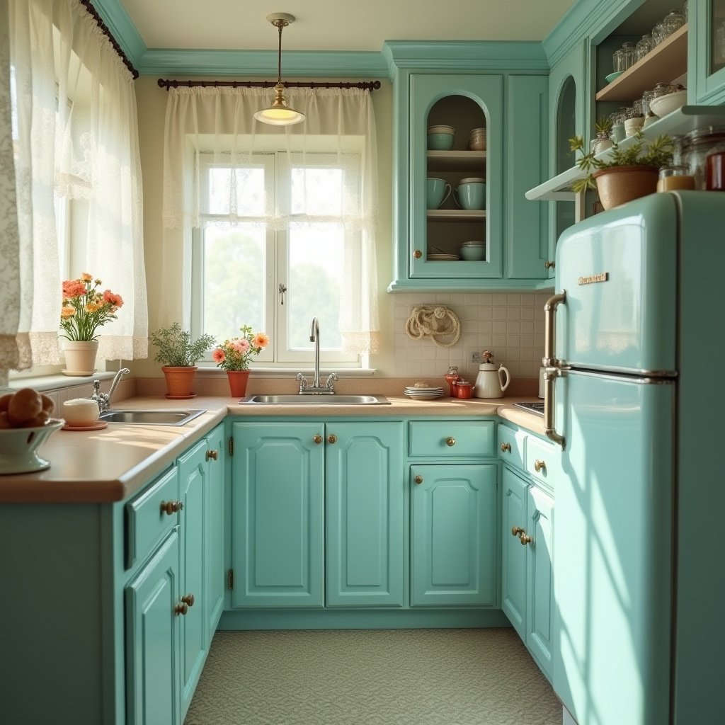 Light Blue Kitchen Cabinets 11