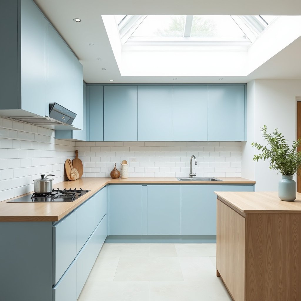 Light Blue Kitchen Cabinets 4