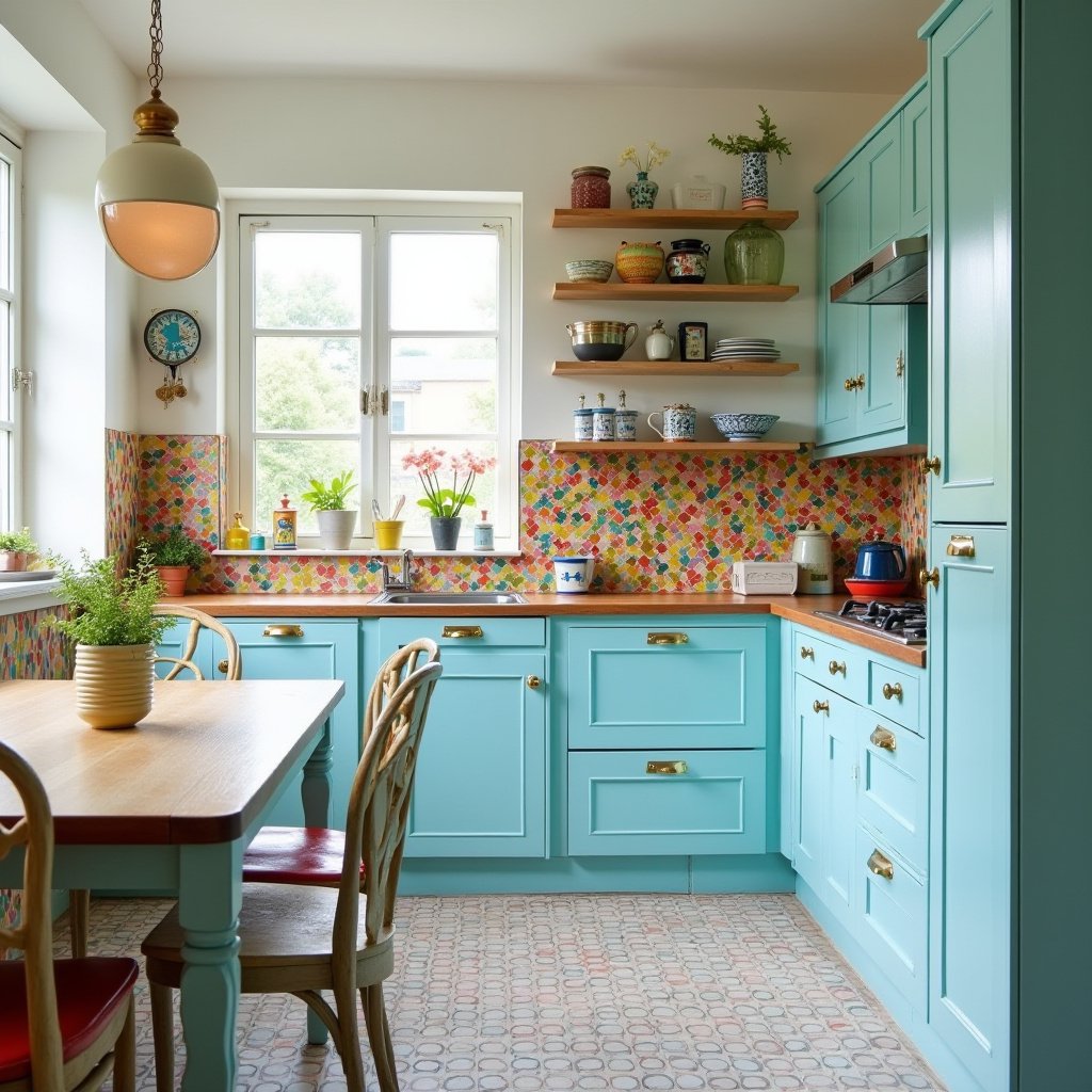 Light Blue Kitchen Cabinets 9