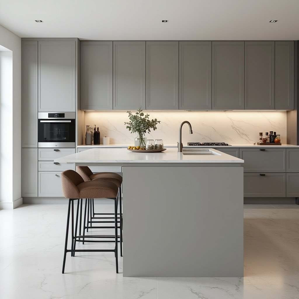 Light Grey Kitchen Cabinets 17