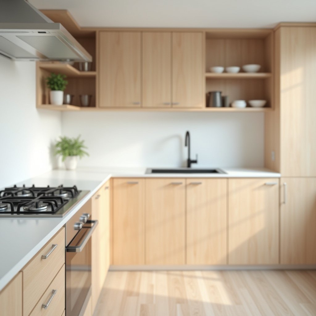 Light Wood Cabinets 18