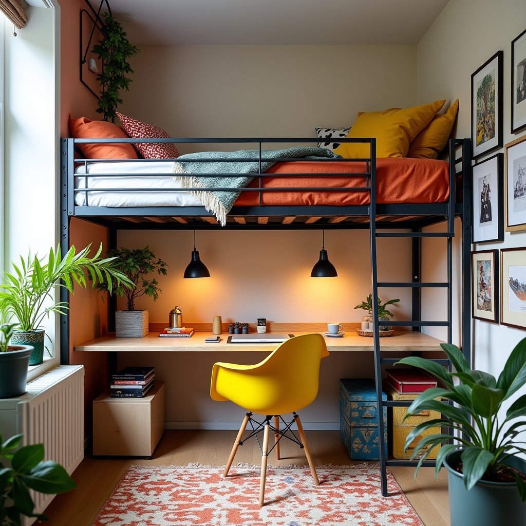 Loft Bed Ideas For Small Rooms 16