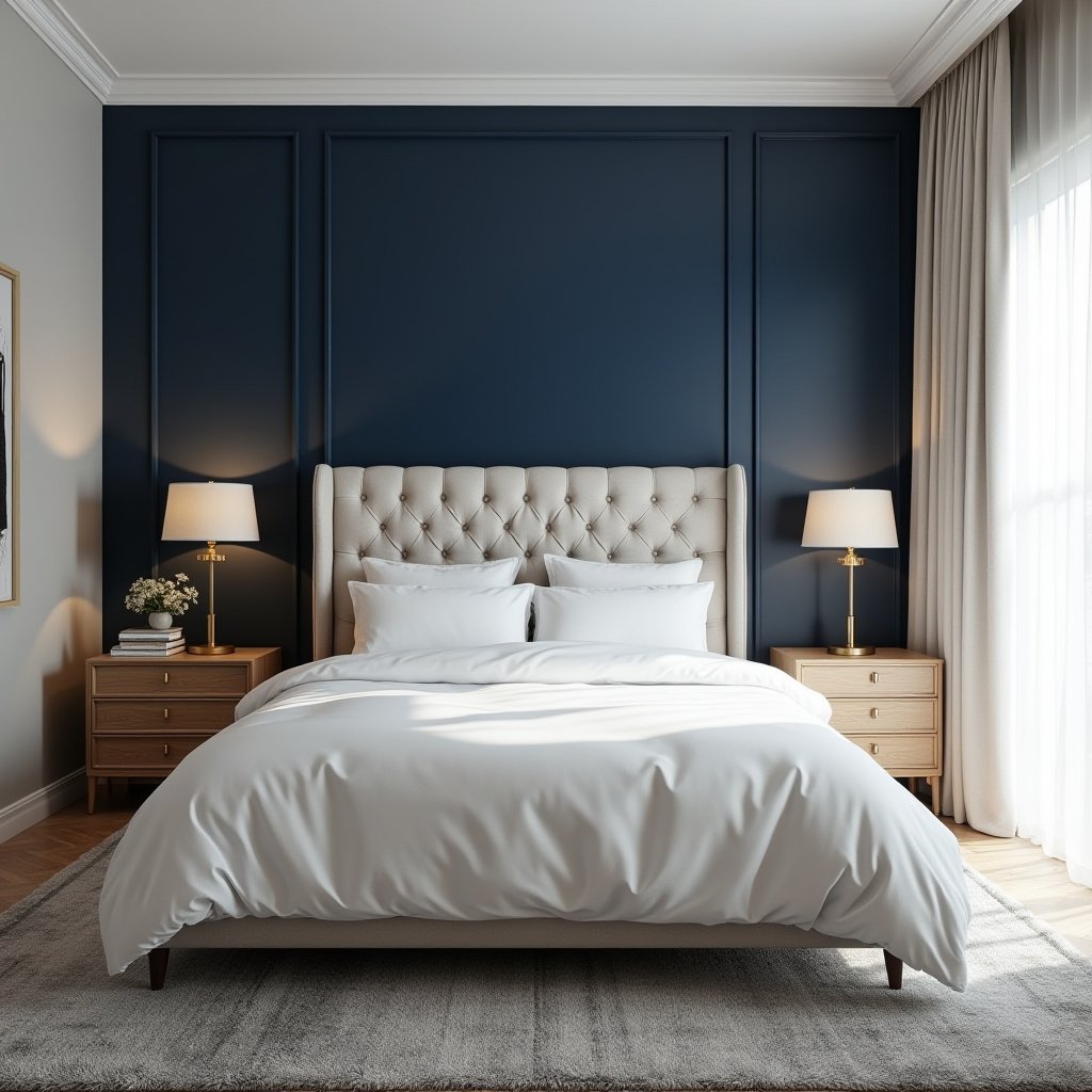 Master Bedrooms With Accent Wall 1