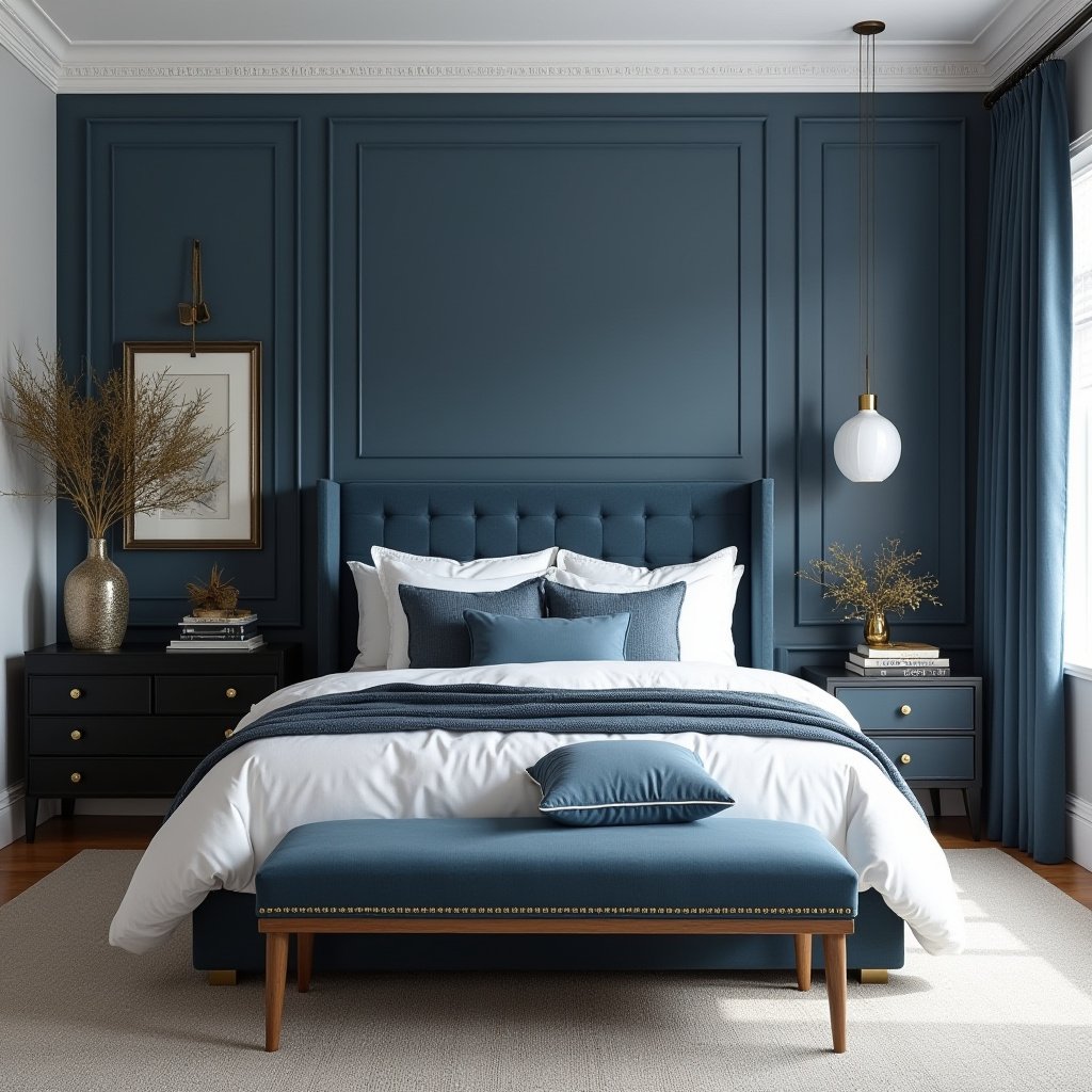 Master Bedrooms With Accent Wall 10