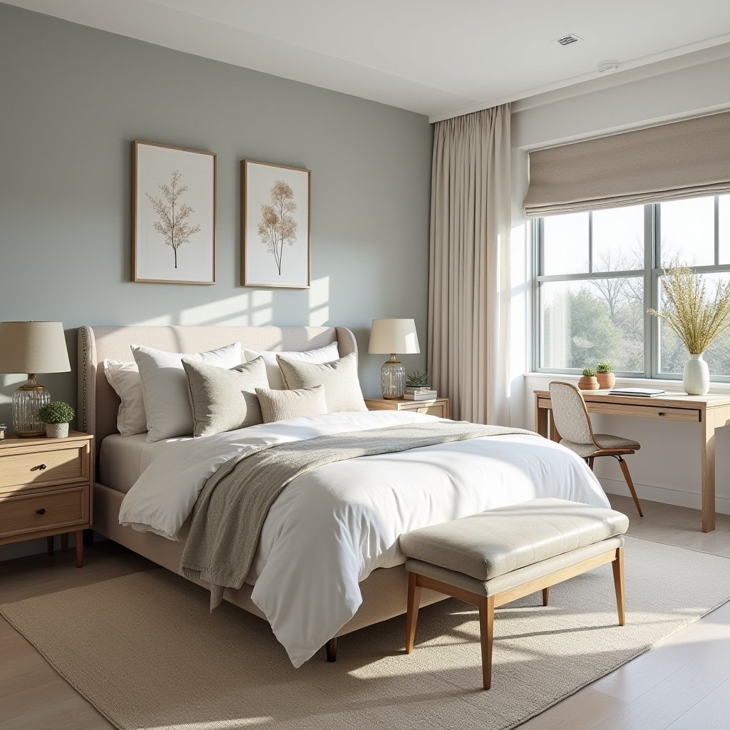 Master Bedrooms With Accent Wall 11