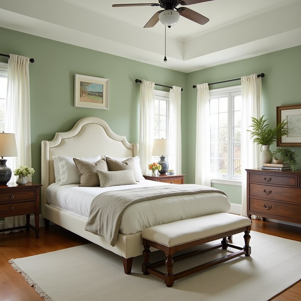 Master Bedrooms With Accent Wall 2