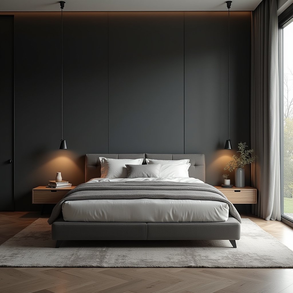 Master Bedrooms With Accent Wall 3