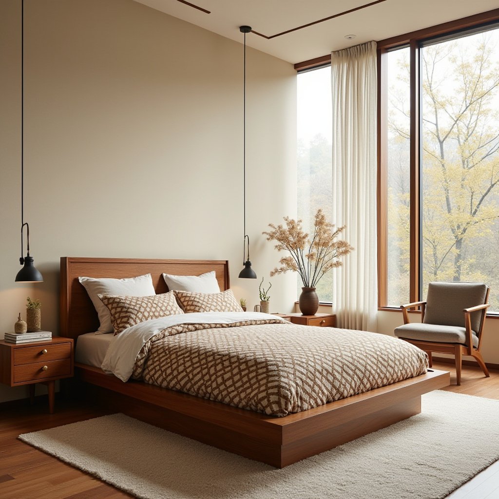 Mid Century Modern Bedroom Design 1