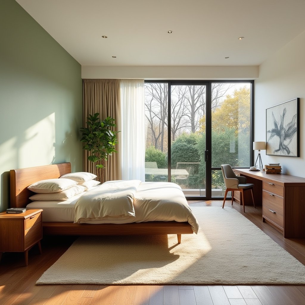 Mid Century Modern Bedroom Design 7