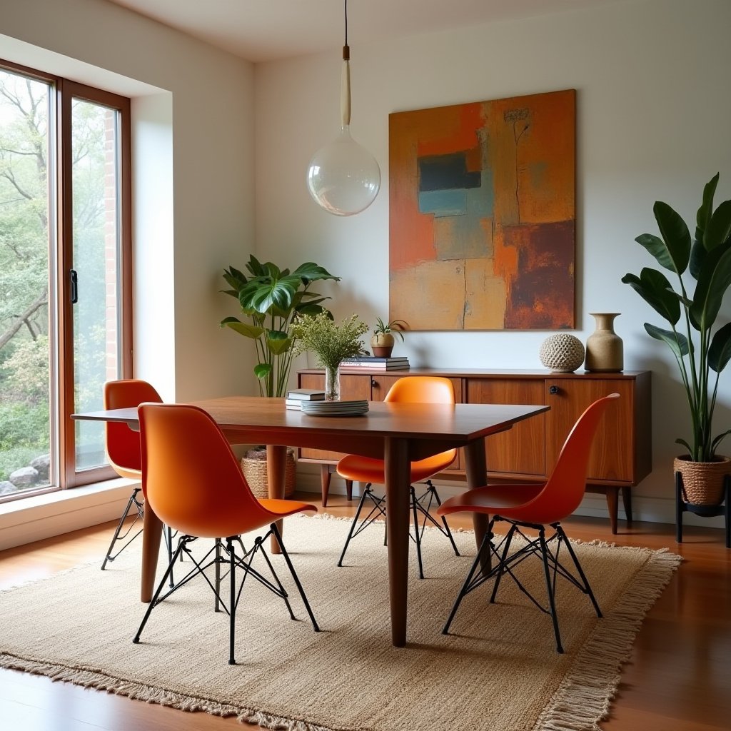 Mid Century Modern Dining Room 1