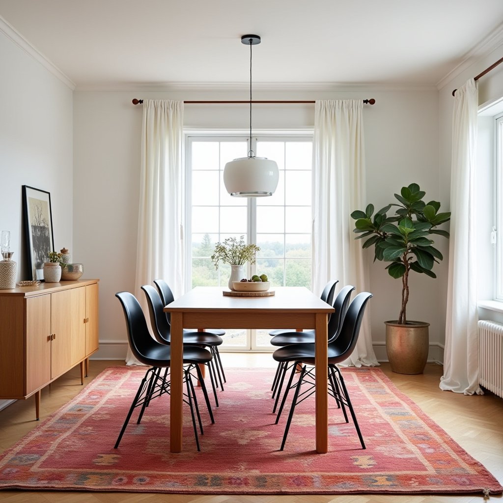 Mid Century Modern Dining Room 10