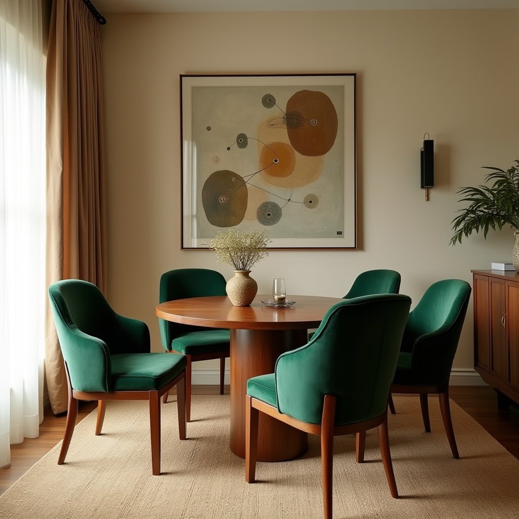 Mid Century Modern Dining Room 11
