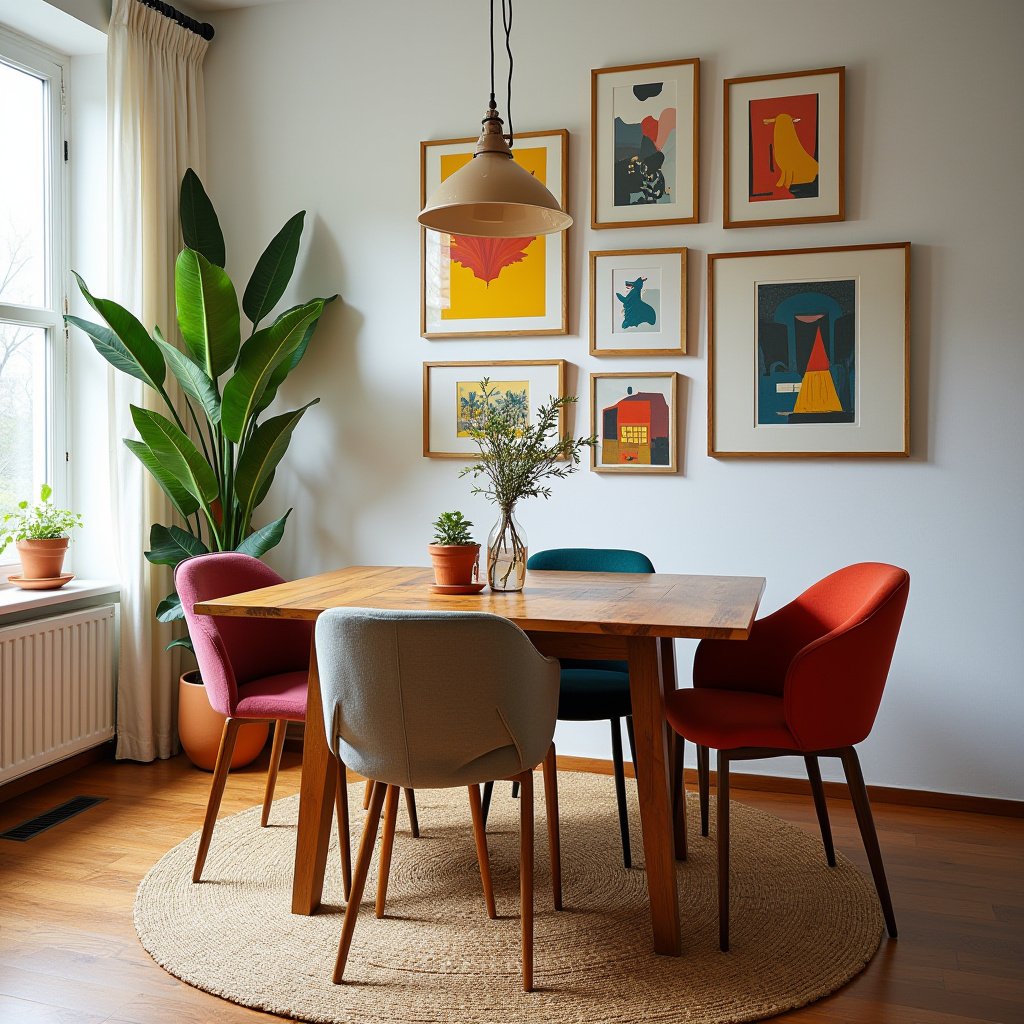 Mid Century Modern Dining Room 14