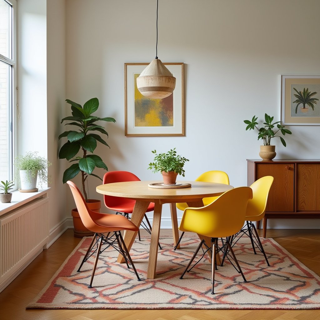 Mid Century Modern Dining Room 17