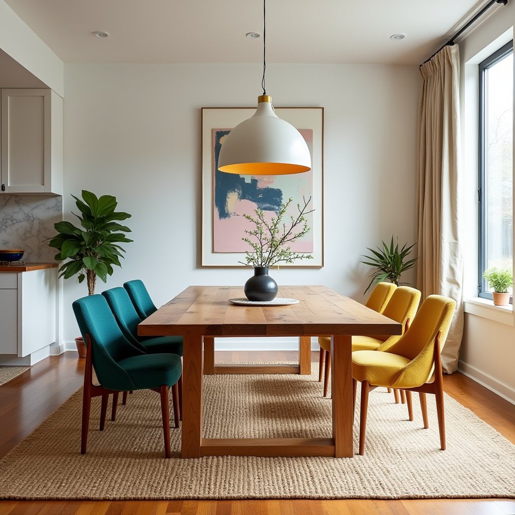 Mid Century Modern Dining Room 19