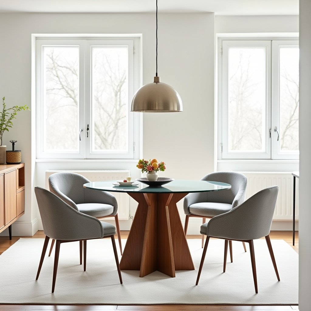 Mid Century Modern Dining Room 20
