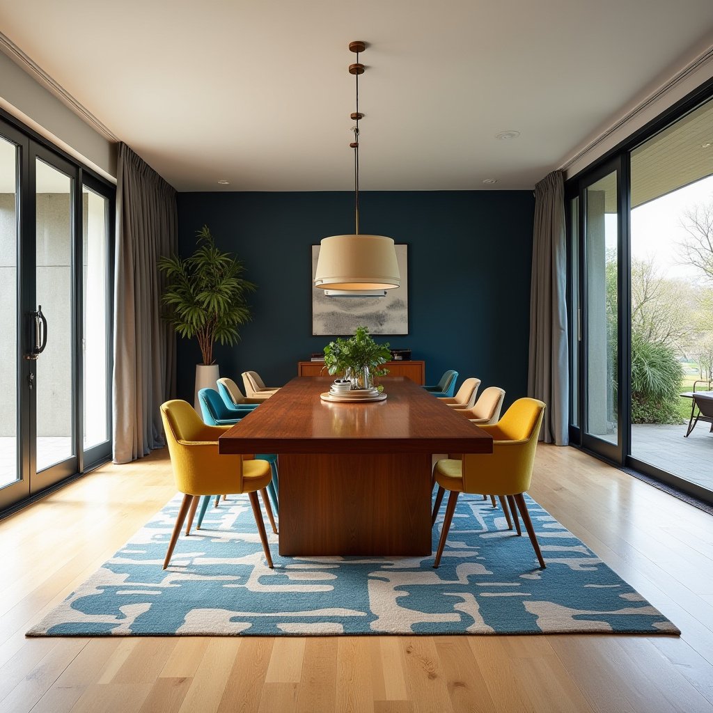 Mid Century Modern Dining Room 3