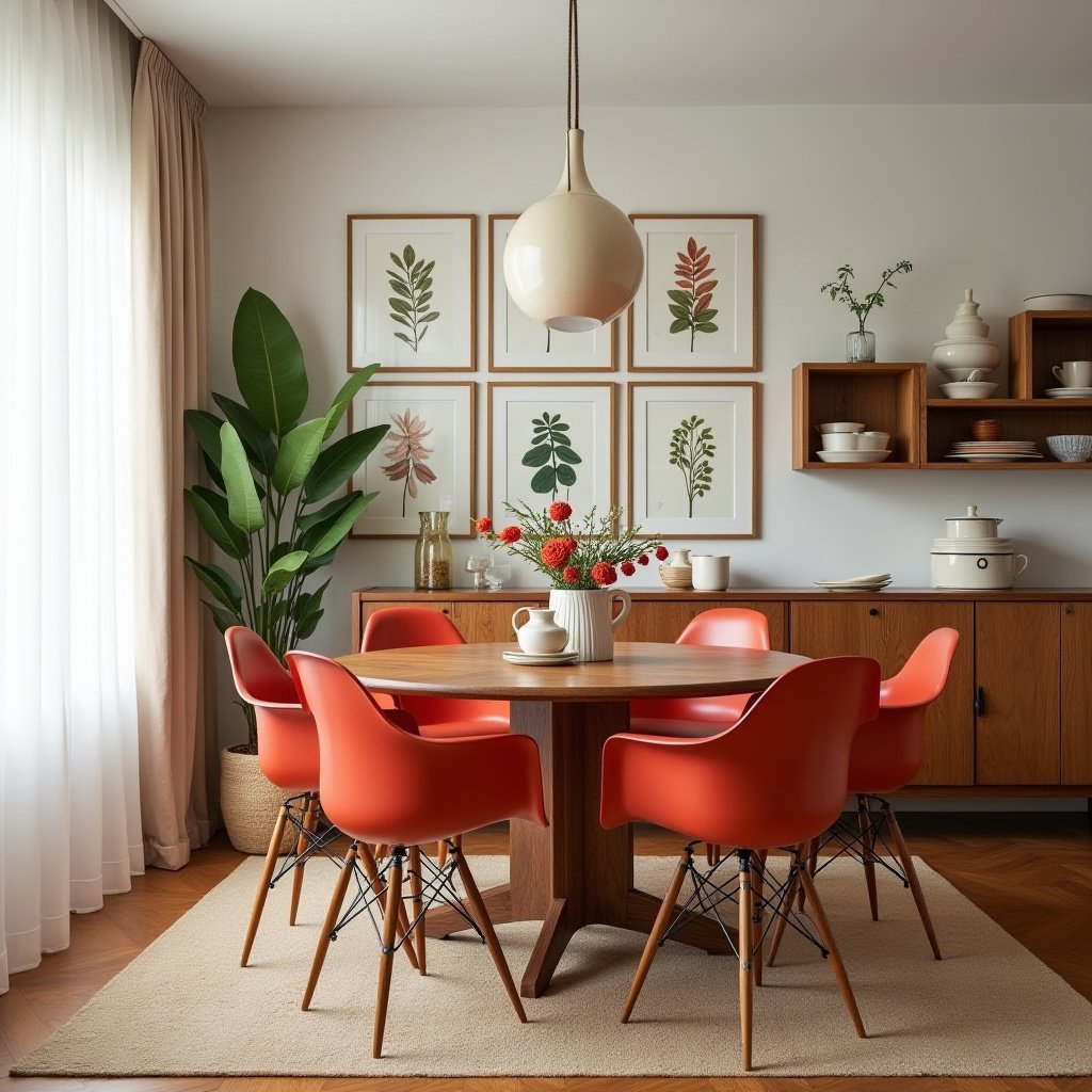 Mid Century Modern Dining Room 4