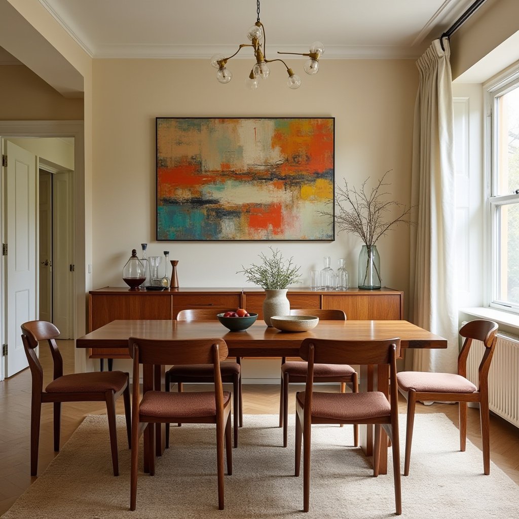 Mid Century Modern Dining Room 7