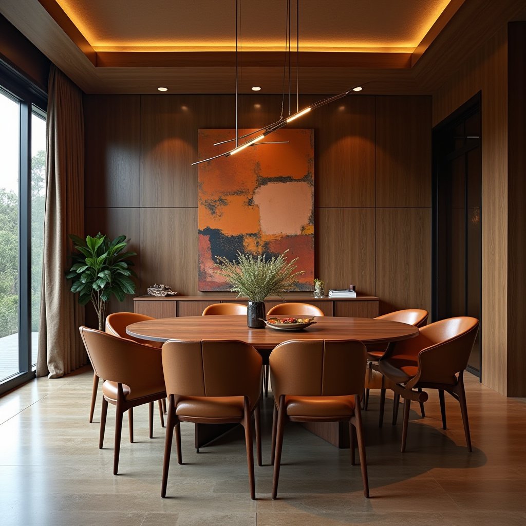 Mid Century Modern Dining Room 9