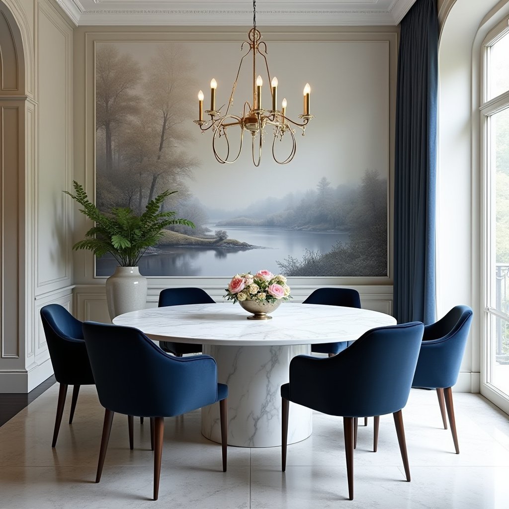 Modern Classic Dining Room 17