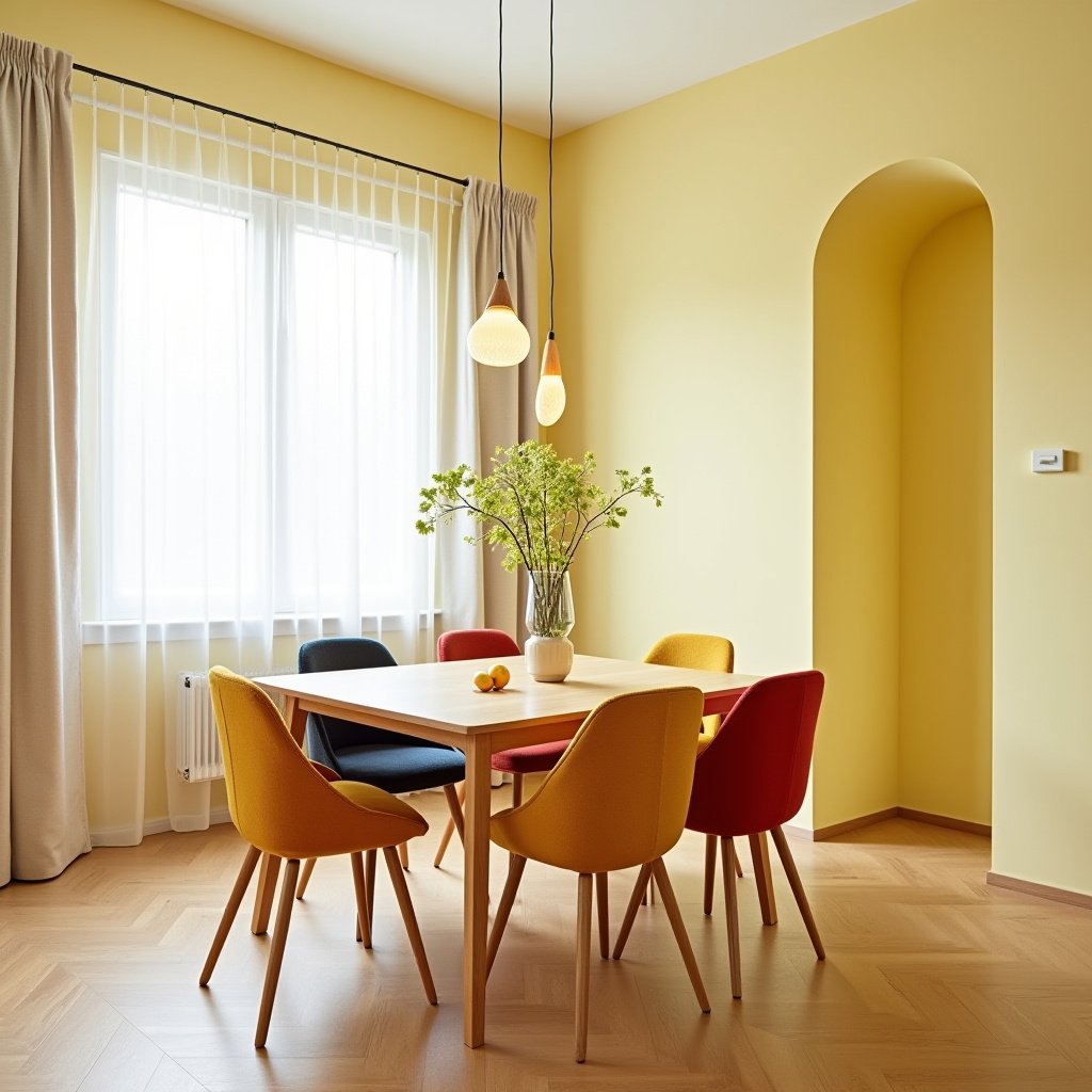 Modern Contemporary Dining Room 11
