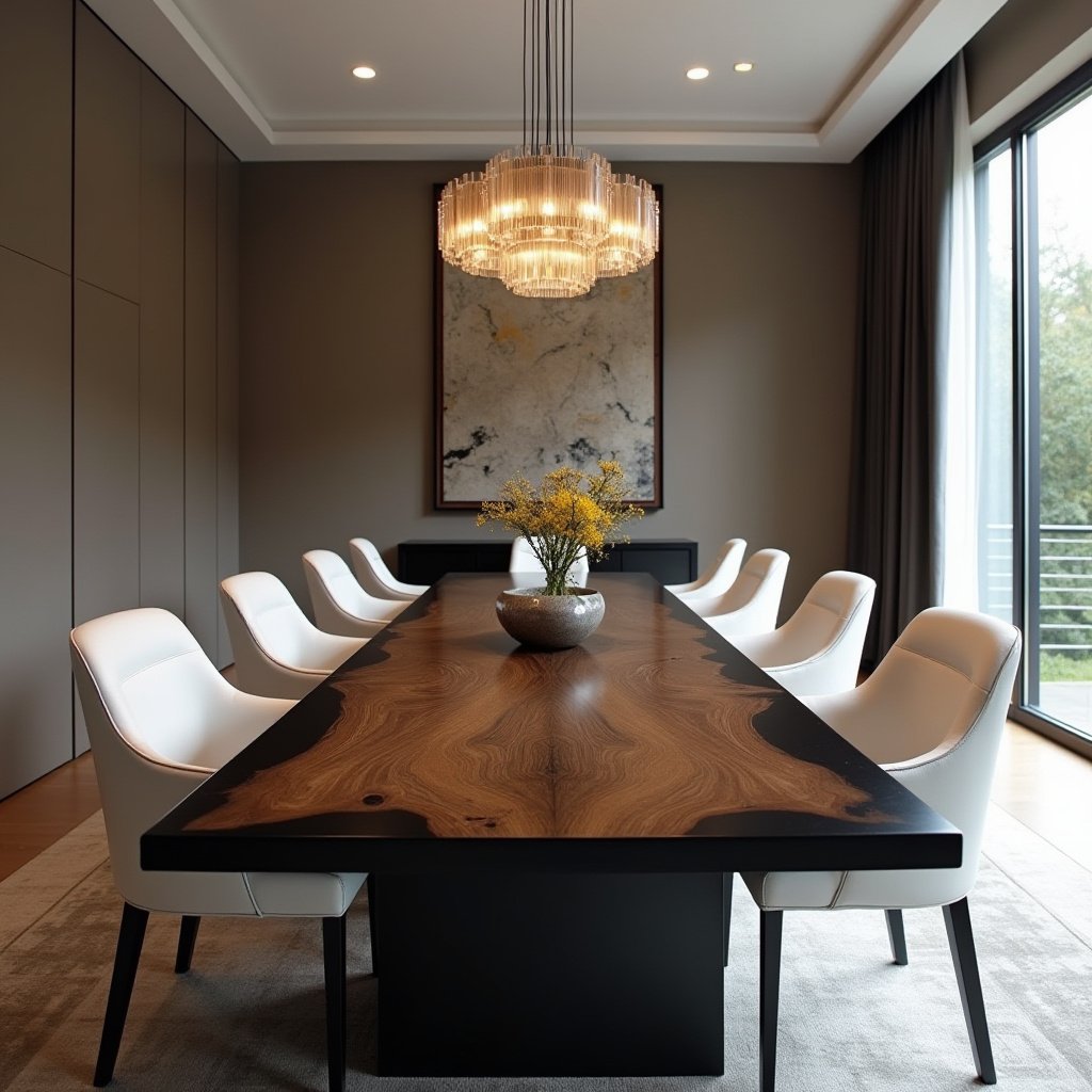 Modern Contemporary Dining Room 12