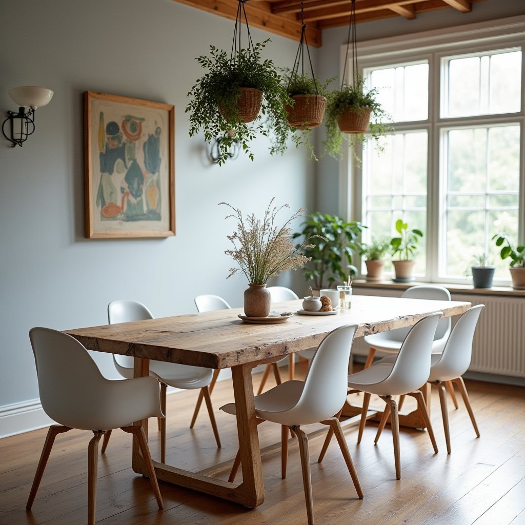 Modern Cottage Dining Room 15
