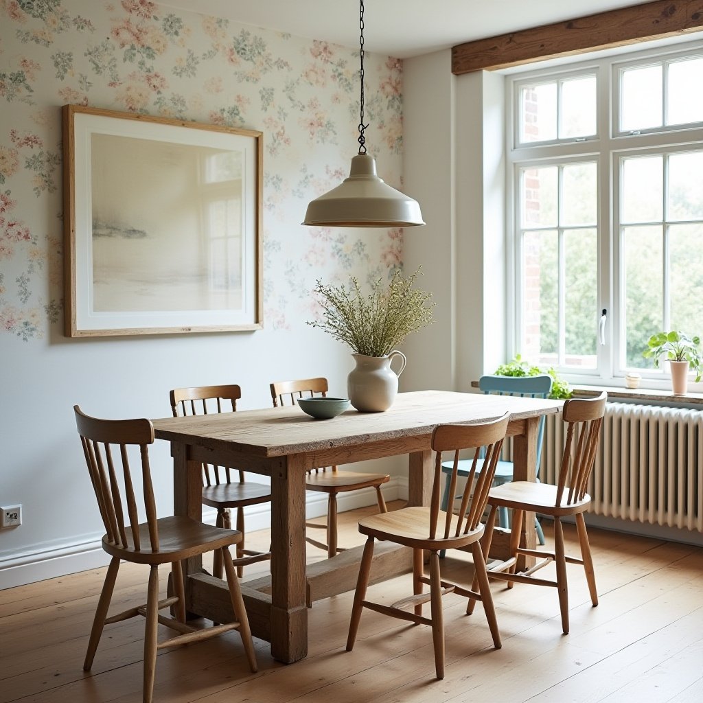 Modern Cottage Dining Room 16