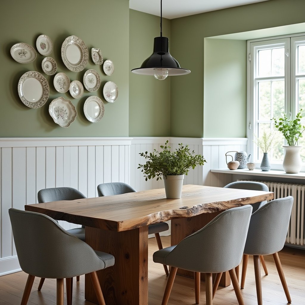 Modern Cottage Dining Room 19