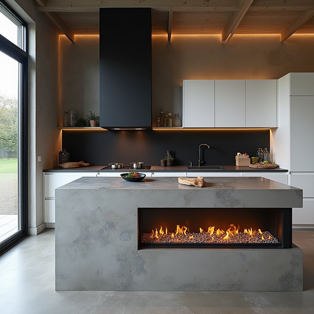 Modern Fireplace Ideas 10