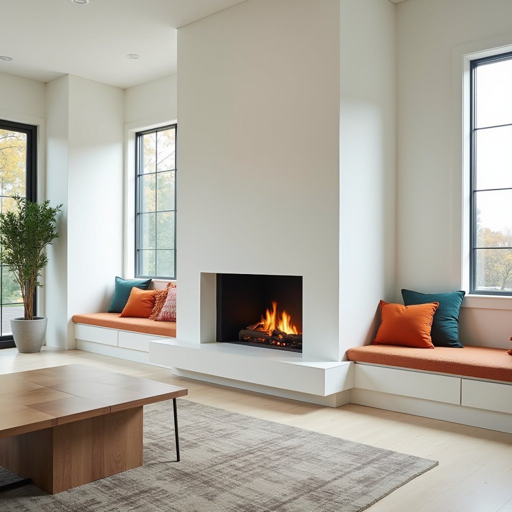 Modern Fireplace Ideas 14