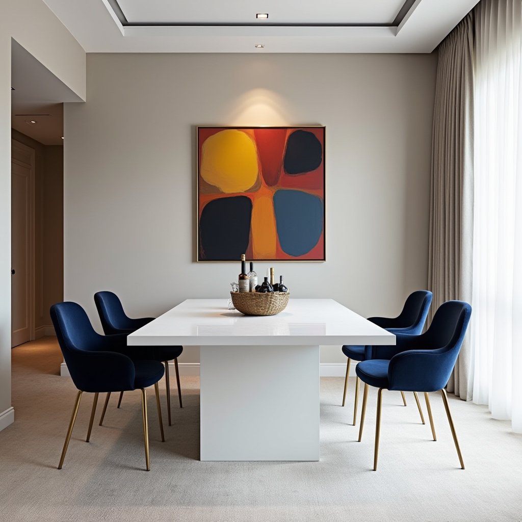 Modern Formal Dining Room 11