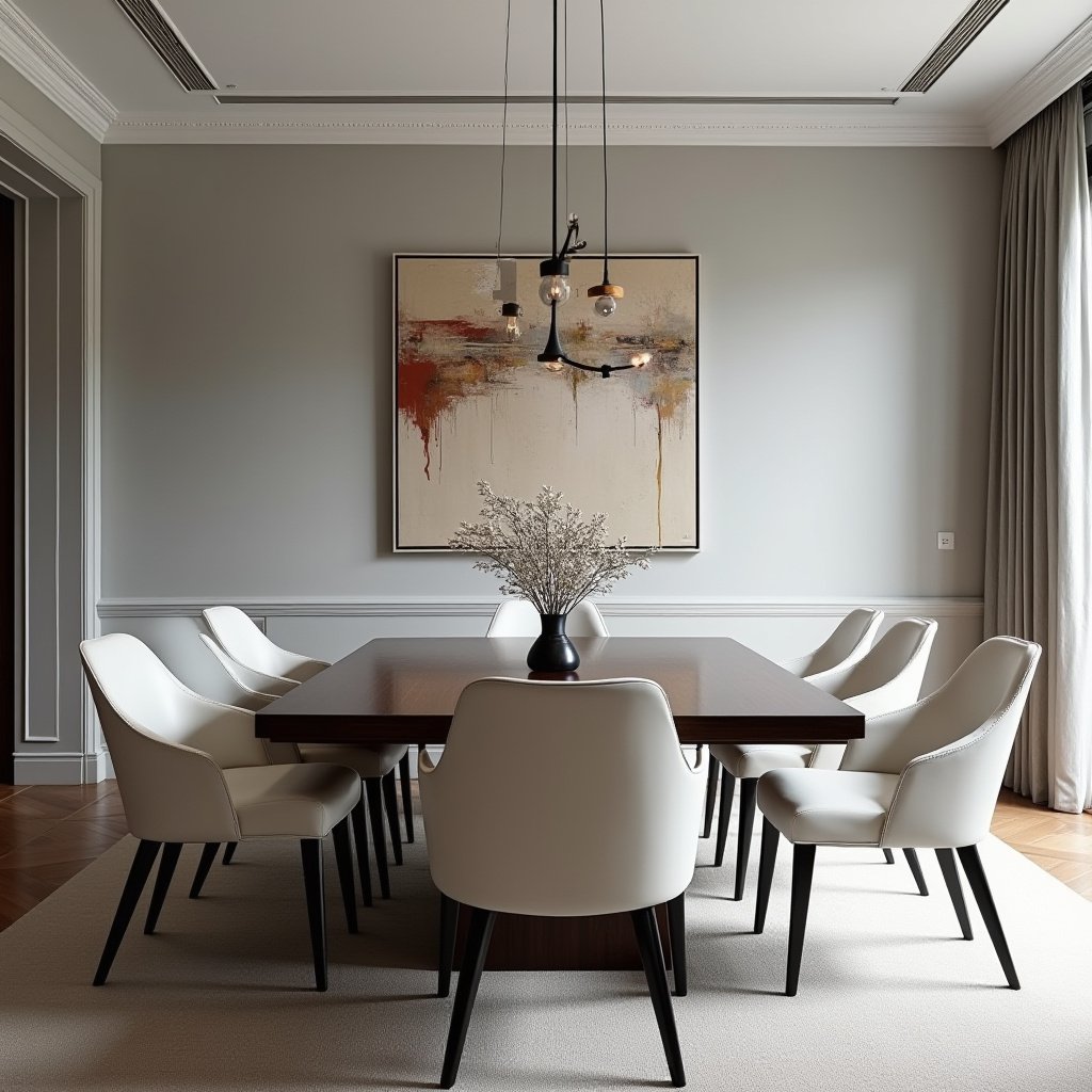 Modern Formal Dining Room 19