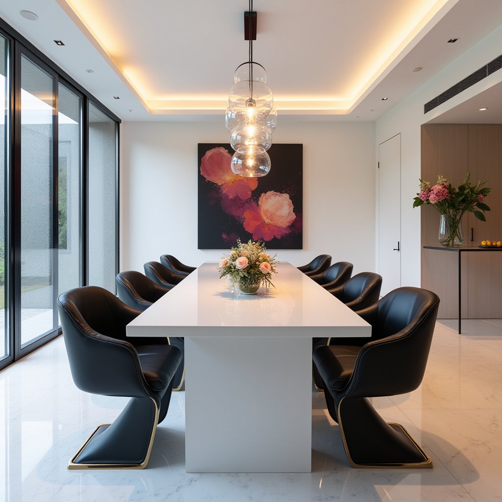 Modern Formal Dining Room 9
