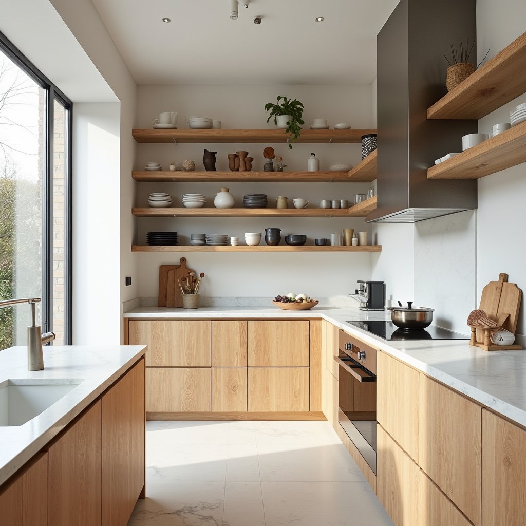 Modern Oak Kitchen 13