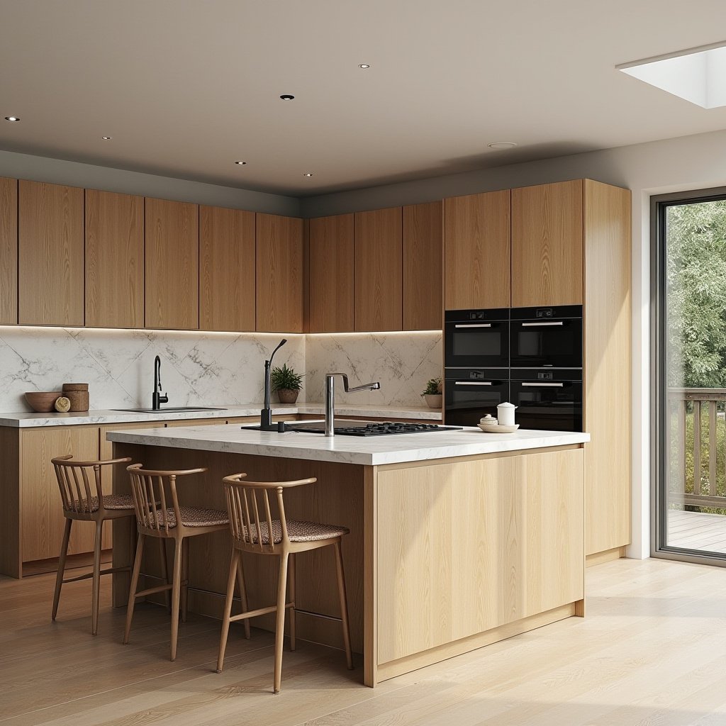 Modern Oak Kitchen 14