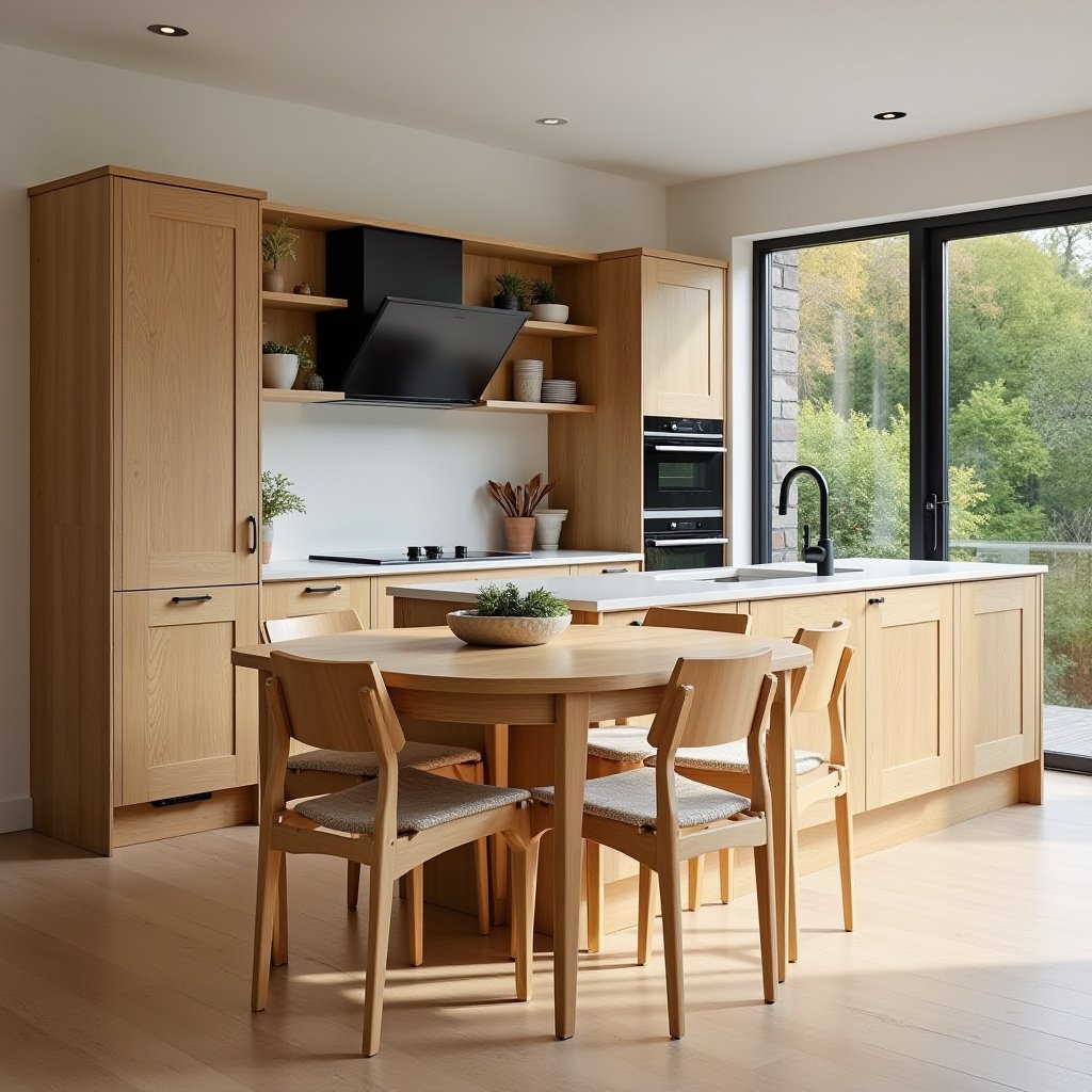 Modern Oak Kitchen 16