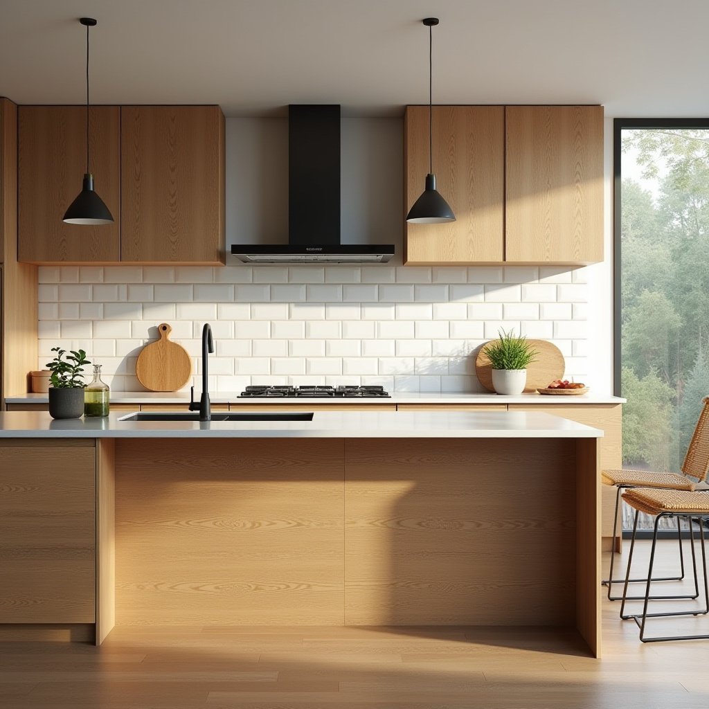 Modern Oak Kitchen 19