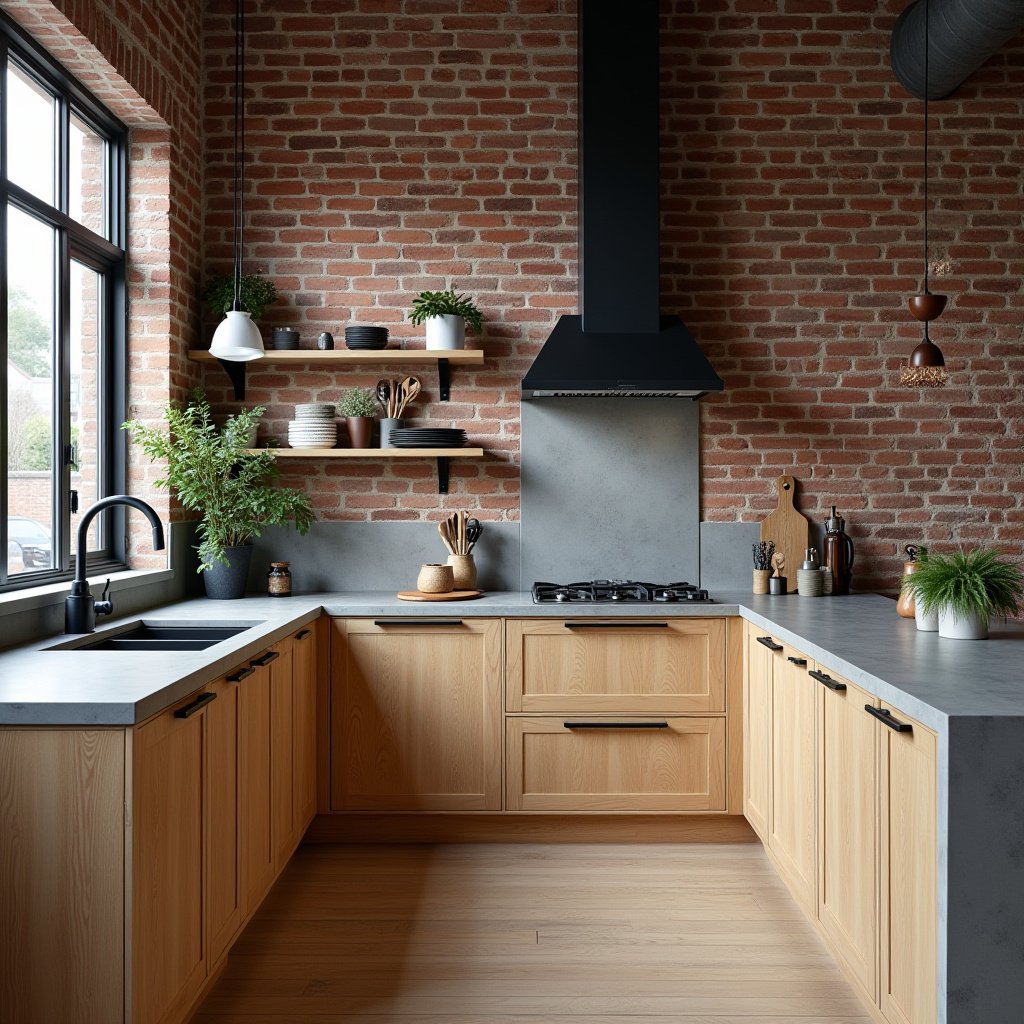 Modern Oak Kitchen Cabinets 3