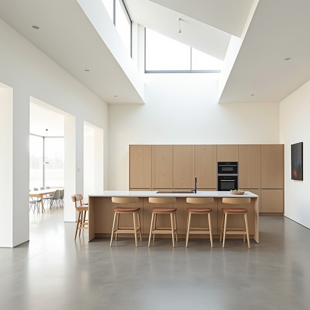 Modern Oak Kitchen Cabinets 4